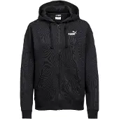 Puma Kapuzensweatshirt "ESS SMALL NO 1 LOGO COMFORT FULL-ZIP HOODIE TR", mit verstellbarer Kapuze, mit Kängurutasche, komfortable Passform