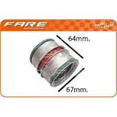 FARE 13215 Turbo Ladeluftschlauch für VW Golf IV Schrägheck (1J1) Golf IV Variant (1J5) Bora Limousine (1J2) Bora Variant (1J6) für AUDI für SKODA