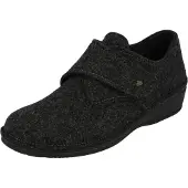 Finn Comfort Adelboden Damen geschlossener Hausschuh, Anthrazit, Wollfilz NEU - Haus - hüttenschuhe Damen Hausschuhe, Grau