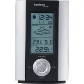 Technoline WS 6710 Wetterstationen/Thermometer (innen,außen) Silber-Grau