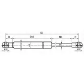 MAPCO Gasfeder, Koffer-/Laderaum NISSAN ALMERA Tino (V10)