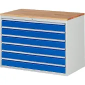 RAU Schubladenschrank Buche-Top und 6 x Schubl.-XXL 6x120mm