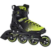 Tempish inline-Skates Wox 84 softboot 85A schwarz/grün Größe 41