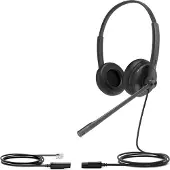 Yealink YHS 34 Dual YHS34 DUAL Kopfhörer & Headset Verkabelt Kopfband Büro/Callcenter Schwarz