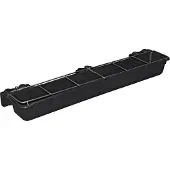 Kerbl Langfuttertrog, 8l mit Freßgitter, 96cm breit