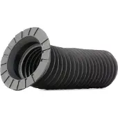 RIDEX Schutzkappe / Staubmanschette Stoßdämpfer 3365P0045 Vorne Links für HONDA CR-V III (RE) 262mm 61mm 128mm