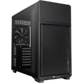 Thermaltake TR300 TG, Midi Tower, PC, Schwarz, ATX, micro ATX, Mini-ITX, SPCC, Gehärtetes Glas, Gaming