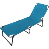 Linder Exclusiv GmbH LEX Linder Exclusiv 3-Bein Gartenliege 188 x 57 x 30 cm MC37201BL blau