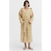 Tekla Unisex Hooded Bathrobe Sienna Größe: XXS | Bademäntel Outlet | Unisex | Braun