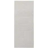 vidaXL Bereichsteppiche PALMERAS Creme 200 x 80 cm Polyester
