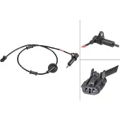 ABS Sensor Raddrehzahl passiver Sensor 750 mm Kabel . für u.a. HYUNDAI ACCENT