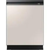 Samsung Bespoke DW8700B Unterbau-Geschirrspüler, 60 cm, 14 Maßgedecke, Basismodell ohne Front, Voll integriert, Standardgröße (60 cm), Berührung, Schublade, Edelstahl, 14 Maßgedecke