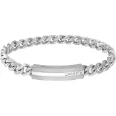 Lacoste 2040091 Herren-Armband Adventurer Silberfarben