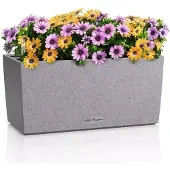Lechuza 'Balconera Stone 40', steingrau, ca. 40 x 19 x H 19 cm