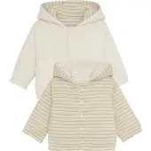 Noppies Strickjacke Neddie - Reversible in Stripe pattern Off white | Gr.: 68