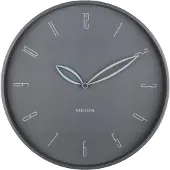 Karlsson - Wanduhr Petals - Grau - Ø40cm
