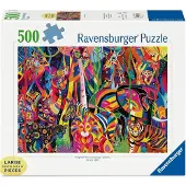 Ravensburger Puzzle Jeweled Jungle 500 XL Teile Puzzle Spaß