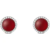 Daniel Wellington Elegant Stud Earrings With Agate And Crystals Audrey Dw00401416