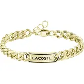 Lacoste - Decent Gold Plated MenÂ's Bracelet District 2040225
