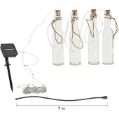 Hi LED Solar Flaschen Lichterkette