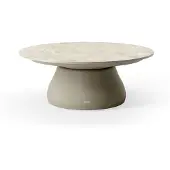 Suns Farzi Beistelltisch Aluminium/Neolith Stone grey
