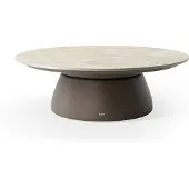 Suns Farzi Beistelltisch Aluminium/Neolith Stone grey