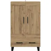 vidaXL Highboard Artisan-Eiche 69,5 x 31 x 115 cm Holzwerkstoff