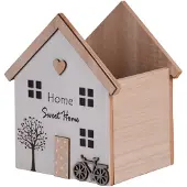 UNUS Holzdekoration Aufbewahrungsbox in Natur | Gr.: onesize
