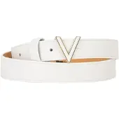 Valentino Gürtel Glow Belt W115 Bianco / Oro - kürzbar