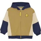 Noppies Sweatjacke in Hellbraun/ Beige/ Dunkelblau | Gr.: 104