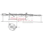 METZGER 1402.3 Kupplungsseil Seilzug für FIAT Seicento / 600 Schrägheck (187)