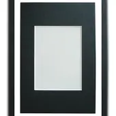 Walther design Passepartouts, schwarz, 9 x 13 cm