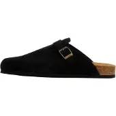 Natural world Uma Uni Leder-Pantoffel mit EVA-Sohle Schwarz (Negro), 7044-701
