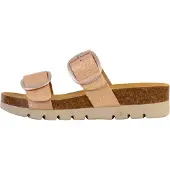 Plakton Combarro-Pantoletten mit Keilabsatz aus Leder