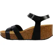 Plakton So Final Leder Keilsandalen