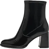 Tamaris Damen Stiefelette Reißverschluss Blockabsatz Elegant 1-25357-41, Größe:40 EU, Farbe:Mehrfarbig