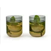 Bredemeijer Teeglas Padua Grau 400 ml (2er Set)