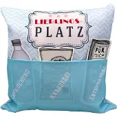 Hergo Sofahelden Outdoor-Kissen "Lieblingsplatz"