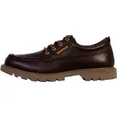 CAT Lifestyle Colorado Mokassin Low Leder Herren Dunkelbraune Schnürschuhe