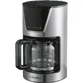 Cloer 5257, Filterkaffeemaschine, Gemahlener Kaffee, 900 W, Schwarz, Edelstahl