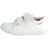 Victoria Kinder Low-Top Sneaker 136606 aus Textil mit Klettverschluss, Weiß