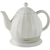 Maestro KETTLE - Wasserkocher (Keramik, 1,2 L, 1200 W), Farbe white