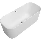 Villeroy & Boch Freistehwanne DUO FINION 1700 x 700 mm Ausstattung gold weiß