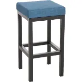 CLP Barhocker Taylor B85 Stoff blau