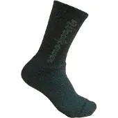 Woolpower 400 Logo Classic Socken Kinder grün