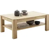 Freiraum Couchtisch >SILIAS< in Wildeiche teilmassiv - 115x65x46 (BxHxT)