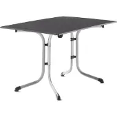 Sieger Klapptisch >Boulevard< in Schiefer anthrazit, vivodur  - 120x73x80cm (BxHxT)