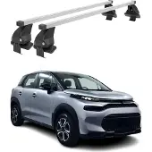 Menabo Dachträger Grundträger für Citroen C3 Aircross 2017-2024 Stahl Grau 2tlg