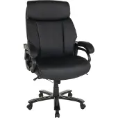 Duo Collection Chefsessel >Ennio< bis 180kg, Taschenfederkern, schwarz - 72x116x72cm (BxHxT)