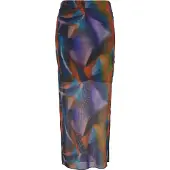 Urban Classics Sommerrock "Damen Ladies AOP Mesh Tube Skirt" 1 Stk.